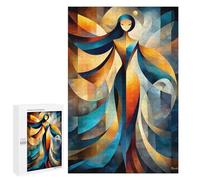 Jigsaw Puzzle 1000 PCS Thalassa - Cubist Minimal Mythology Abstract Jigsaws for Adults Toy Wall Decor Pattern Assembly Deal As Gifts for The Whole Family 1000 PCS