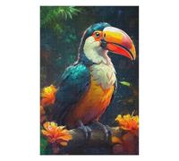 Jigsaw Puzzle 1000 PCS Toucan Tango in The Jungle Jigsaw for Adults Toy Wall Decor Staycation Kill Time Unique Birthday And Gifts 1000 PCS