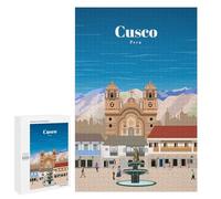 Jigsaw Puzzle 1000 PCS Travel to Cusco Jigsaws for Adults Toy Wall Decor Pattern Assembly Deal As Gifts for The Whole Family 1000 PCS