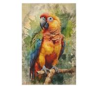 Jigsaw Puzzle 1000 PCS Vibrant Scarlet Macaw Puzzle for Adults Anti-Stress Toys Perfect Decoration Deal As Gifts for The Whole Family 1000 PCS