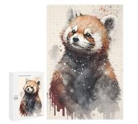 Jigsaw Puzzle 1000 PCS Wild Red Panda Jigsaws for Adults Toy Wall Decor Pattern Assembly Deal As Gifts for The Whole Family 1000 PCS
