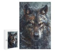 Jigsaw Puzzle 1000 PCS Wolf Fantasy Abstract Art Puzzles for Teenagerss Stress Reliever Educational Challenge Unique Birthday And Gifts 1000 PCS