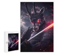 Jigsaw Puzzle 1000 PCS Zebra Samurai Warrior Animal Jigsaw Puzzles for Teenagerss Hand Speed Race Fun Activities at Home Challenging Game And Family Play 1000 PCS