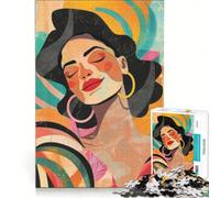 Jigsaw Puzzle 1000 Piece A Happy Latina, Hands-on Game, Train Your Brain And Hands, Unique Birthday And Xmas Gifts 50x75cm