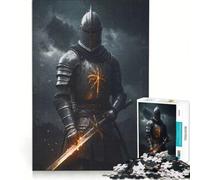 Jigsaw Puzzle 1000 Piece A Mighty Medieval Knight, Hands-on Game, Train Your Brain And Hands, Unique Birthday And Xmas Gifts 38x52cm