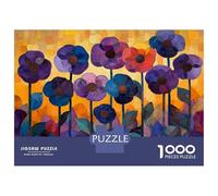 Jigsaw Puzzle 1000 Piece Abstract Flower Art Print Puzzles for Adults Brain Teaser Game But Fun And Humorous Deal As Gifts for The Whole Family 38x26cm/1000pcs