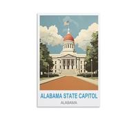 Jigsaw Puzzle 1000 Piece，Alabama State Capito Alabama Classic puzzle 3D puzzle diy kit paper toys unique gift residential culture 70x50cm