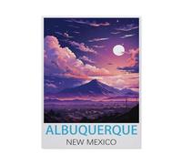 Jigsaw Puzzle 1000 Piece，Albuquerque New Mexico Vintage Travel Posters，Classic Puzzle Adult Puzzle DIY Kit Paper Toy Unique Gift Modern Home Decor（50x70cm）-N71