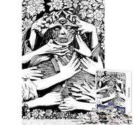 Jigsaw Puzzle 1000 Piece All Seeing Eye Relaxing Games for The Whole Family Toy Wall Decor with Fully Interlocking Randomly Shaped Pieces (52X38cm)