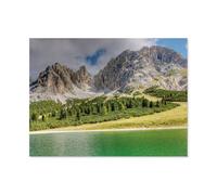 Jigsaw Puzzle 1000 Piece，Alpine pond near Cortina d'Ampezzo with Monte Cristallo，Classic Puzzle Adult Puzzle DIY Kit Paper Toy Unique Gift Modern Home Decor（50x70cm）-AP82