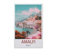 Jigsaw Puzzle 1000 Piece，Amalfi Italy，Classic Puzzle DIY Kit Paper Toy Unique Gift Home Decor（50x70cm）-Z32