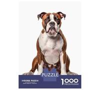 Jigsaw Puzzle 1000 Piece American Bulldog Puzzles for Adults Relax Games Stress Reliever Deal As Gifts for The Whole Family 70x50cm/1000pcs