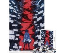 Jigsaw Puzzle 1000 Piece Anime Girl Facing Fear Puzzles for Teenagers Precision Cutting for Birthday, Chrismas Unique Gifts for Birthday And Christmas (38x52cm)