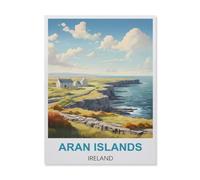 Jigsaw Puzzle 1000 Piece，Aran Islands Ireland，Classic Puzzle DIY Kit Wood Toy Unique Gift Home Decor（38x52cm）-FH17