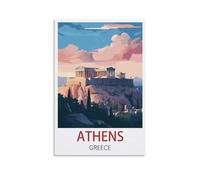 Jigsaw Puzzle 1000 Piece，Athens Greece Classic puzzle 3D puzzle diy kit paper toys unique gift residential culture 38x26cm