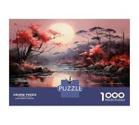 Jigsaw Puzzle 1000 Piece Autumnal Reflections A Serene Swan Scene Puzzles for Adults Family Game Improve Memory Deal As Gifts for The Whole Family 38x26cm/1000pcs
