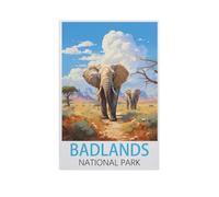 Jigsaw Puzzle 1000 Piece,Badlands National Park,Paper Jigsaw Puzzle for Kids Adult, Puzzle Game Toys Gift for Wall Decoration(38x26cm)-FP91