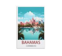 Jigsaw Puzzle 1000 Piece，Bahamas Caribbean Posters Jigsaws Puzzles 1000 Pieces Teens Kids Jigsaw Entertainment Toys Brain Challenge Puzzle 38x26cm