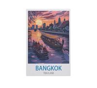 Jigsaw Puzzle 1000 Piece，Bangkok Thailand，Classic Puzzle DIY Kit Paper Toy Unique Gift Home Decor（50x70cm）-GA16