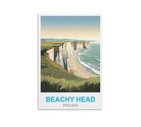 Jigsaw Puzzle 1000 Piece，Beachy Head Englands Jigsaw Puzzles 1000 Pieces for Adults Painting Puzzle 1000 Pieces DIY Challenging Puzzles for Adults 38x26cm