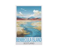 Jigsaw Puzzle 1000 Piece，Benbecula Island Scotland，Classic Puzzle Adult Puzzle DIY Kit Paper Toy Unique Gift Modern Home Decor（50x70cm）-AL22