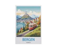 Jigsaw Puzzle 1000 Piece，Bergen Norway，Paper Jigsaw Puzzle for Kids Adult, Puzzle Game Toys Gift for Wall Decoration（50x70cm）-FZ73