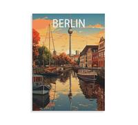 Jigsaw Puzzle 1000 Piece,Berlin Germany,Classic Puzzle Adult Puzzle DIY Kit Paper Toy Unique Gift Modern Home Decor-X273-50x70cm