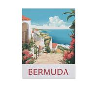 Jigsaw Puzzle 1000 Piece，Bermuda，Classic Puzzle Adult Puzzle DIY Kit Paper Toy Unique Gift Modern Home Decor（50x70cm）-ED59