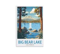 Jigsaw Puzzle 1000 Piece，Big Bear Lake California Challenging Difficult Puzzle Educational Game JigsawPuzzles Gifts for Adults 70 * 50cm
