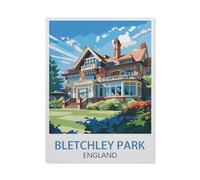 Jigsaw Puzzle 1000 Piece，Bletchley Park England，Classic Puzzle Adult Puzzle DIY Kit Paper Toy Unique Gift Modern Home Decor 26x38cm-EW20