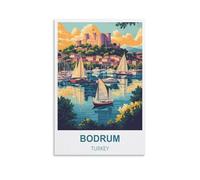 Jigsaw Puzzle 1000 Piece，Bodrum Turkey Classic puzzle 3D puzzle diy kit paper toys unique gift residential culture 52x38cm