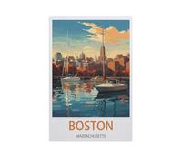 Jigsaw Puzzle 1000 Piece，Boston Massachusetts，Classic Puzzle Adult Puzzle DIY Kit Paper Toy Unique Gift Modern Home Decor（38x26cm）-IJ4