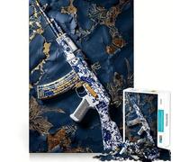 Jigsaw Puzzle 1000 Piece Broken Peace Smooth Cut Play Creative Game Toy Restful Play Time Xmas Leisure Gift (50x75cm)