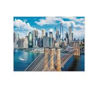 Jigsaw Puzzle 1000 Piece，Brooklyn Bridge, New York, USA，Classic Puzzle DIY Kit Paper Toy Unique Gift Home Decor（50x70cm）-D37