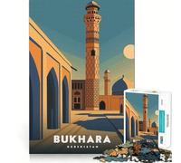 Jigsaw Puzzle 1000 Piece Bukhara Uzbekistan Neat Edge Decor Cognitive Game Toy Easy Time Fun Xmas Leisure Gift (38x52cm)