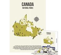 Jigsaw Puzzle 1000 Piece Canada National Parks Puzzles for Teenagers Improve Memory Educational Challenge Challenging Game And Family Play (38x26cm)