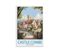 Jigsaw Puzzle 1000 Piece，Castle Combe Wiltshire Posters Puzzles 1000 pieces puzzles for adult children classic family puzzle indoor 52x38cm
