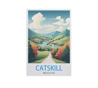 Jigsaw Puzzle 1000 Piece，Catskill Mountains，Classic Puzzle DIY Kit Wooden Toy Unique Gift Home Decor（75x50cm）-IH82