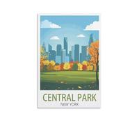 Jigsaw Puzzle 1000 Piece，Central Park Jigsaw Puzzles 1000 Pieces for Adults Painting Puzzle 1000 Pieces DIY Challenging Puzzles for Adults 52x38cm