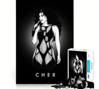Jigsaw Puzzle 1000 Piece Cher Perfect Joint Game Brain Activity Fun Restful Game Fun Xmas Decor Gift (50x75cm)