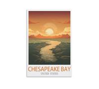 Jigsaw Puzzle 1000 Piece，Chesapeake Bay United States Challenging Difficult Puzzle Educational Game JigsawPuzzles Gifts for Adults 70x50cm