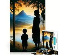 Jigsaw Puzzle 1000 Piece Child Mothers Fine Joint Fun Problem Solving Toy Quiet Game Time Xmas Decor Gift (38x26cm)