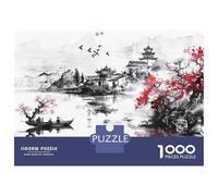 Jigsaw Puzzle 1000 Piece Chinese Landscape Painting Puzzles for Adults Brain Teaser Game But Fun And Humorous Deal As Gifts for The Whole Family 70x50cm/1000pcs