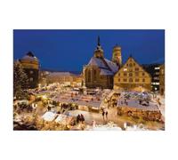 Jigsaw Puzzle 1000 Piece，Christmas Market on Schillerplatz in Stuttgart，Classic Puzzle Adult Puzzle DIY Kit Wooden Toy Unique Gift Modern Home Decor（75x50cm）-AA88