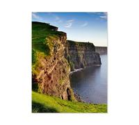 Jigsaw Puzzle 1000 Piece，Cliffs of Moher at atmospheric sunset, Ireland，Classic Puzzle DIY Kit wooden Toy Unique Gift Home Decor（75x50cm）-C17