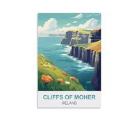 Jigsaw Puzzle 1000 Piece，Cliffs of Moher Ireland Jigsaws Puzzles 1000 Pieces Teens Kids Jigsaw Entertainment Toys Brain Challenge Puzzle 38x26cm