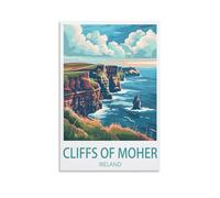 Jigsaw Puzzle 1000 Piece，Cliffs of Moher Ireland Posters Puzzles 1000 pieces puzzles for adult children classic family puzzle indoor 70x50cm