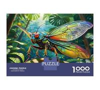 Jigsaw Puzzle 1000 Piece Colorful Cicada Puzzles for Adults Relax Games Stress Reliever Deal As Gifts for The Whole Family 70x50cm/1000pcs