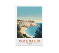 Jigsaw Puzzle 1000 Piece，Cote D’azur France Classic puzzle 3D puzzle diy kit paper toys unique gift residential culture 70x50cm