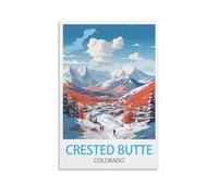 Jigsaw Puzzle 1000 Piece，Crested Butte Colorado Classic puzzle 3D puzzle diy kit paper toys unique gift residential culture 52x38cm